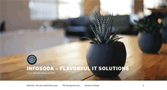 Desktop Screenshot of infosoda.com